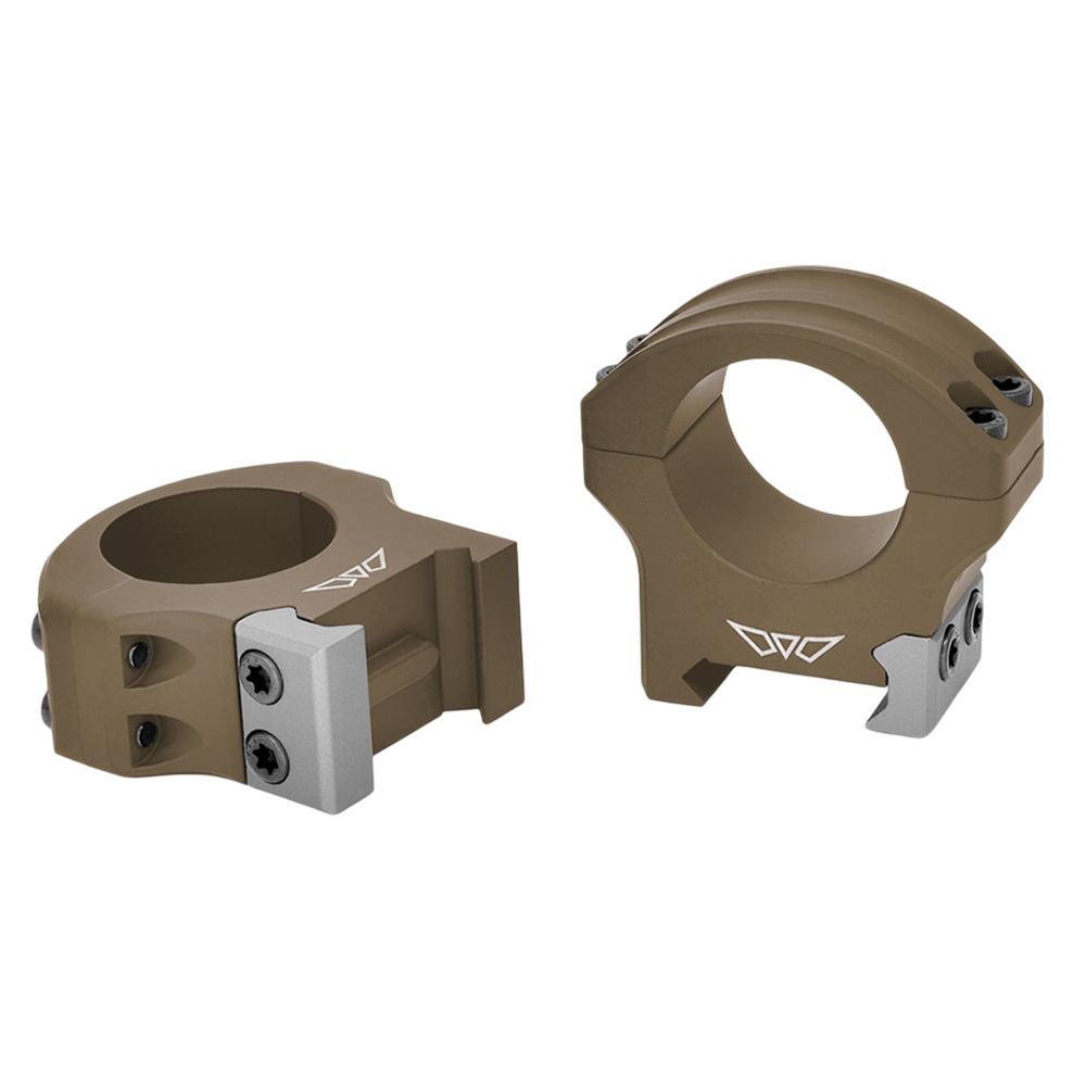 Warne 8521DE Hyperlite Scope Rings Dark Earth 34mm Medium