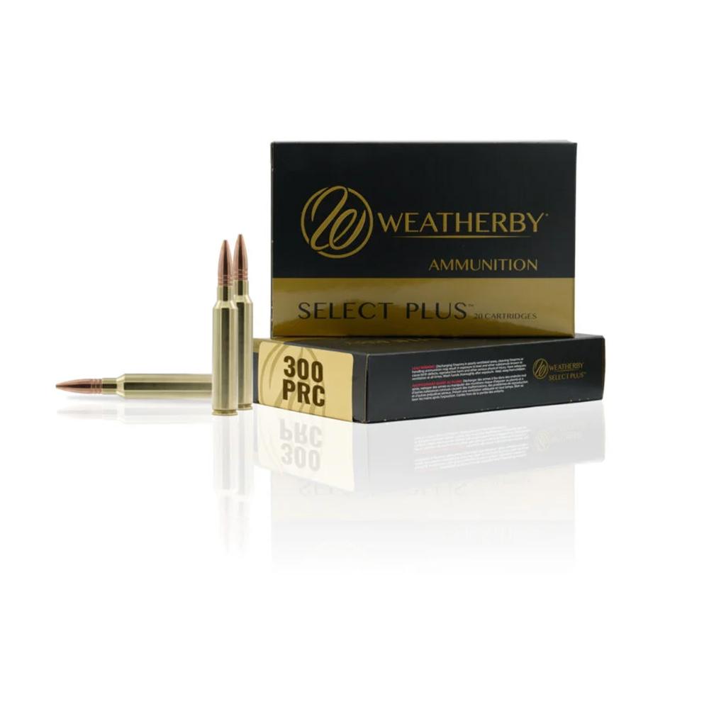 Weatherby Select Plus Rifle Ammunition .300 PRC 205gr BTHP 2900 fps 20/ct