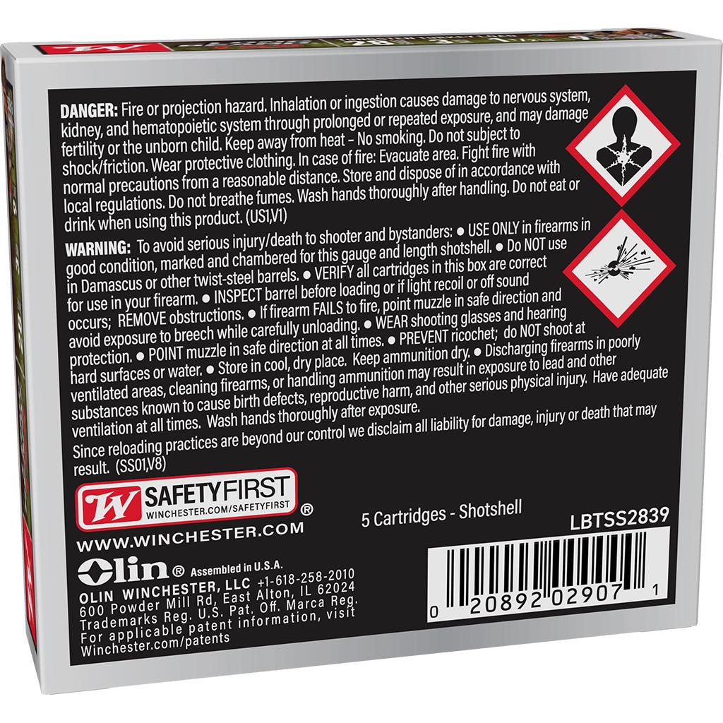 Winchester Long Beard TSS Shotshells 28ga 3" 1-1/2oz 1150 fps #9 5/ct