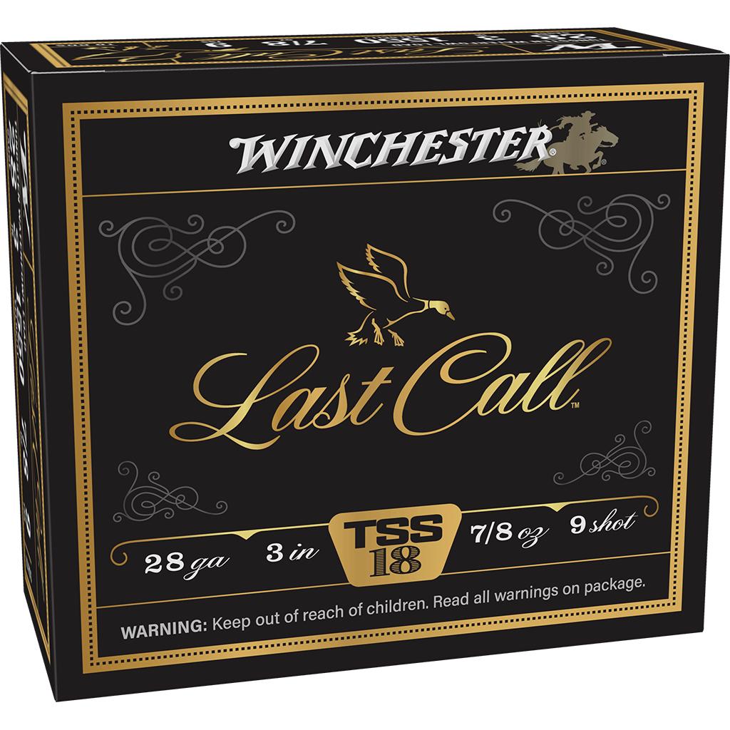 Winchester Last Call Waterfowl TSS Shotshells 28GA 3" 7/8OZ 1550FPS #9 10/Ct