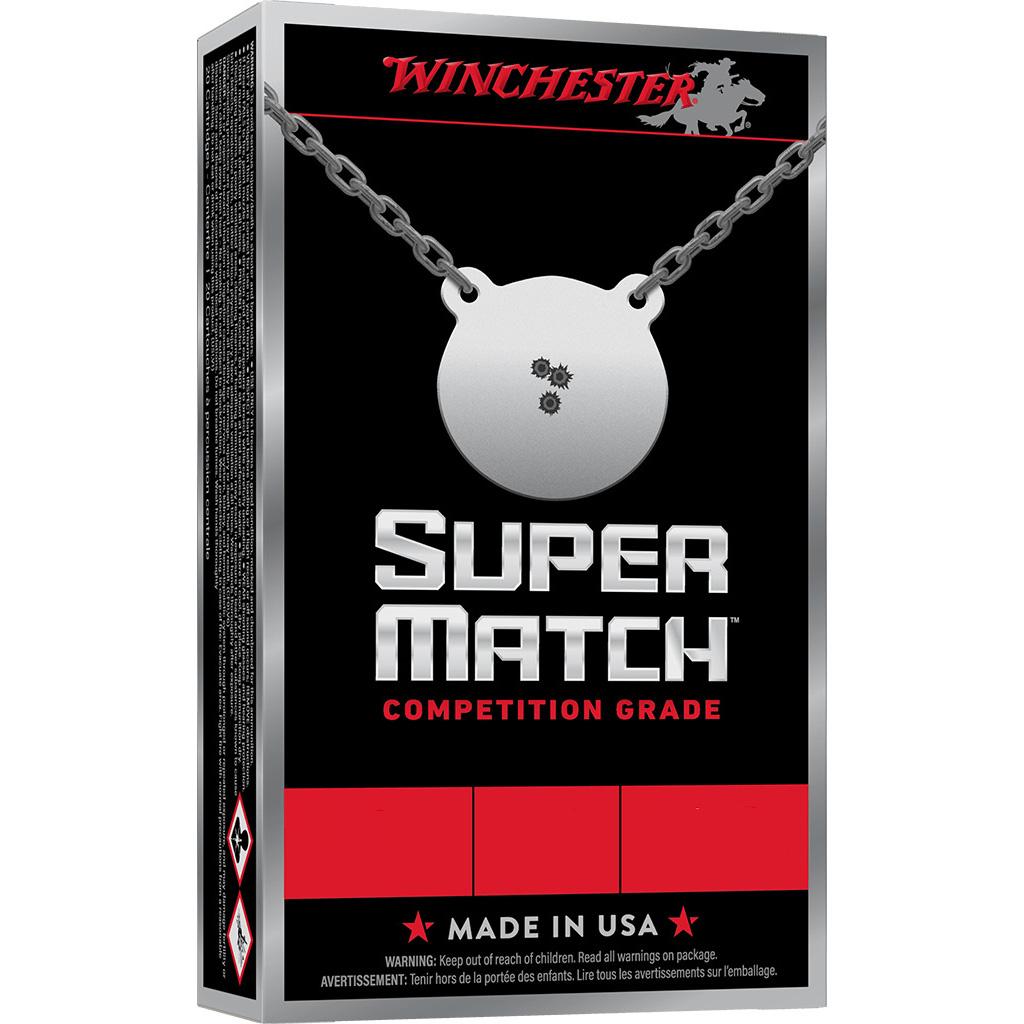 Winchester Super Match Handgun Ammunition 10MM AUTO 180GR FMJ 50/Ct