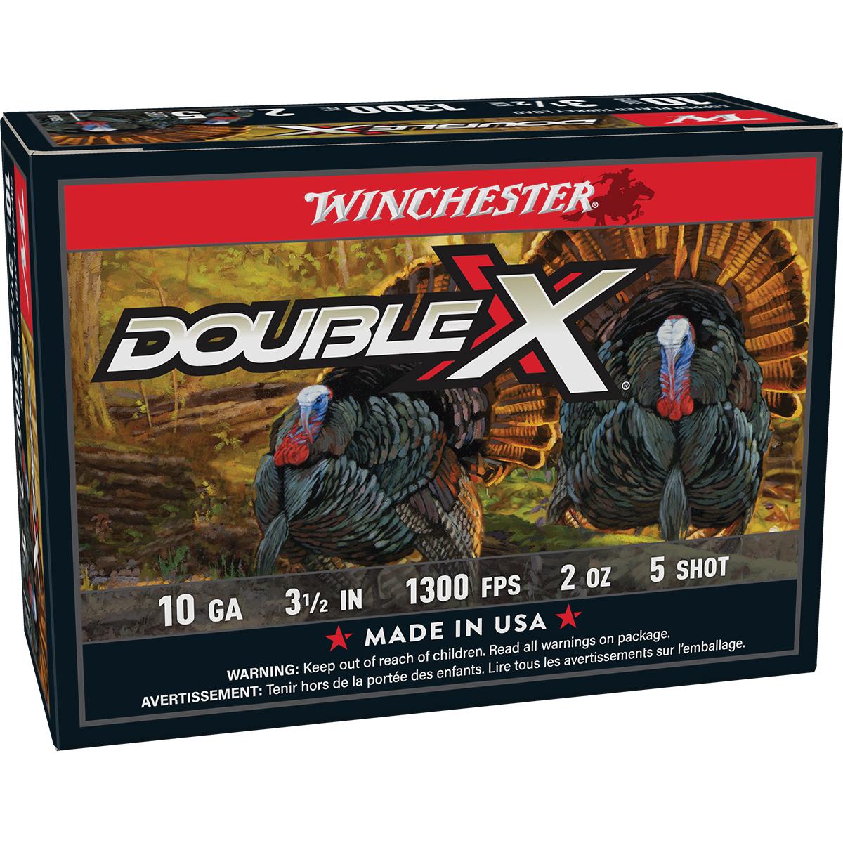 Winchester Ammo STH105 Double X High Velocity Turkey 10 Gauge 3.50" 2 oz 5 Shot 10 Rounds