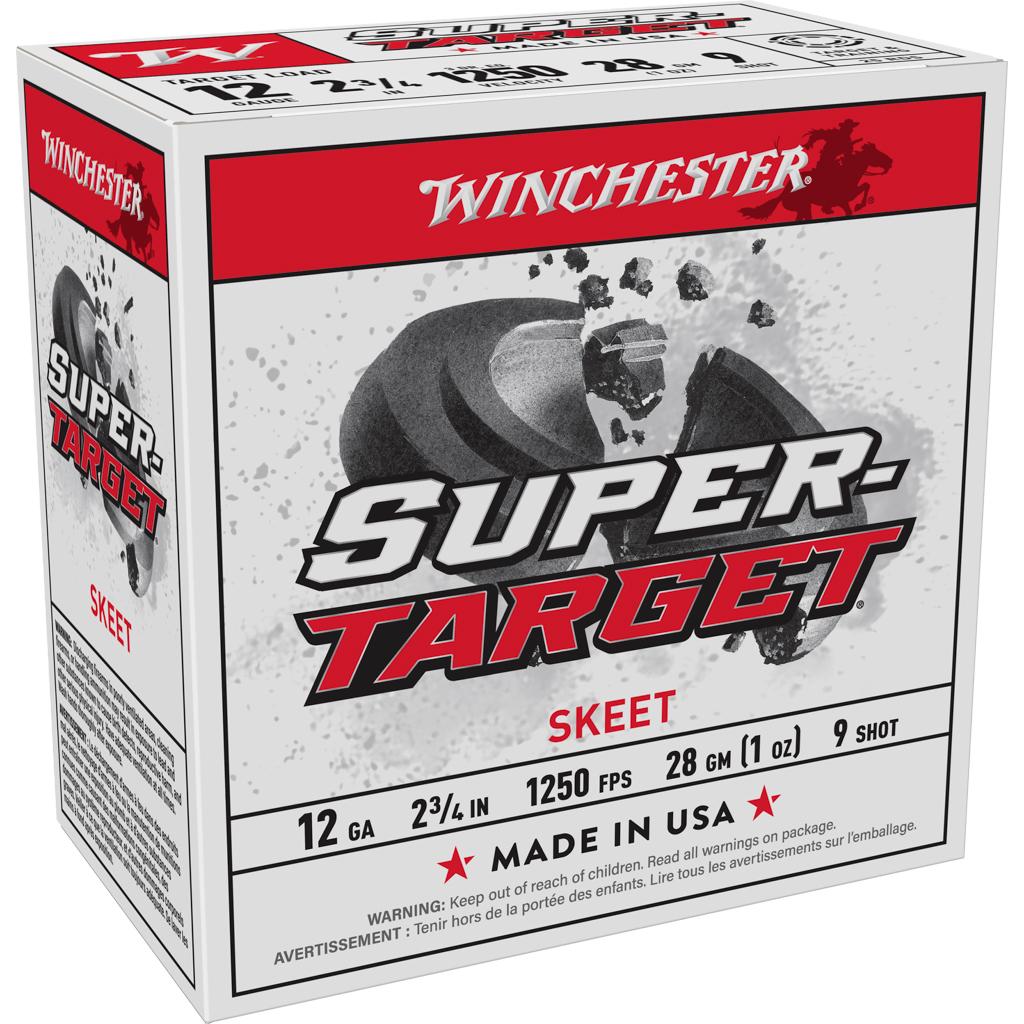 Winchester TRGT12509 12 Gauge 2.75 in 1 oz 9 Shot 1250 fps Ammo 25 Rounds