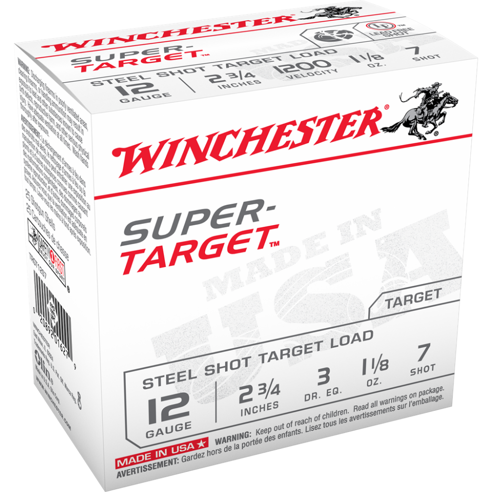 Winchester Super-Target 12 ga 2 3/4" 1-1/8 oz #7 1200 fps 25/ct-img-1