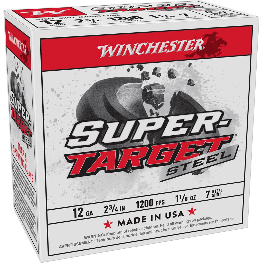 Winchester TRGT12S7 Super-Target 12 Gauge 2.75" 1 1/8 oz 1200 fps 7 Shot 25 Bx/10 Cs - Winchester - 12 Gauge