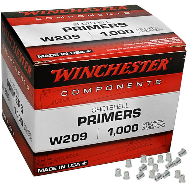 Winchester #209 Shotgun Primers