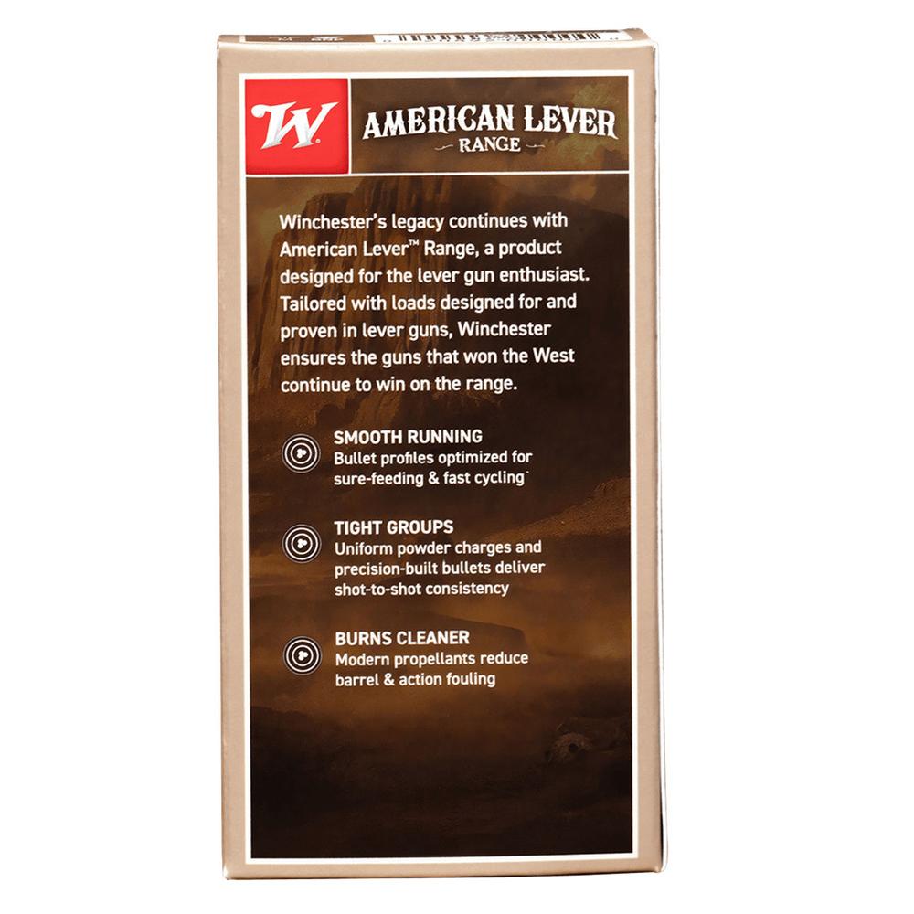 Winchester American Lever Range Ammunition .45 Colt 250gr LFN 900 fps 50/ct