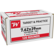 WINCHESTER USA 7.62 X 39 123 FMH LAKE CITY 120RD BULK