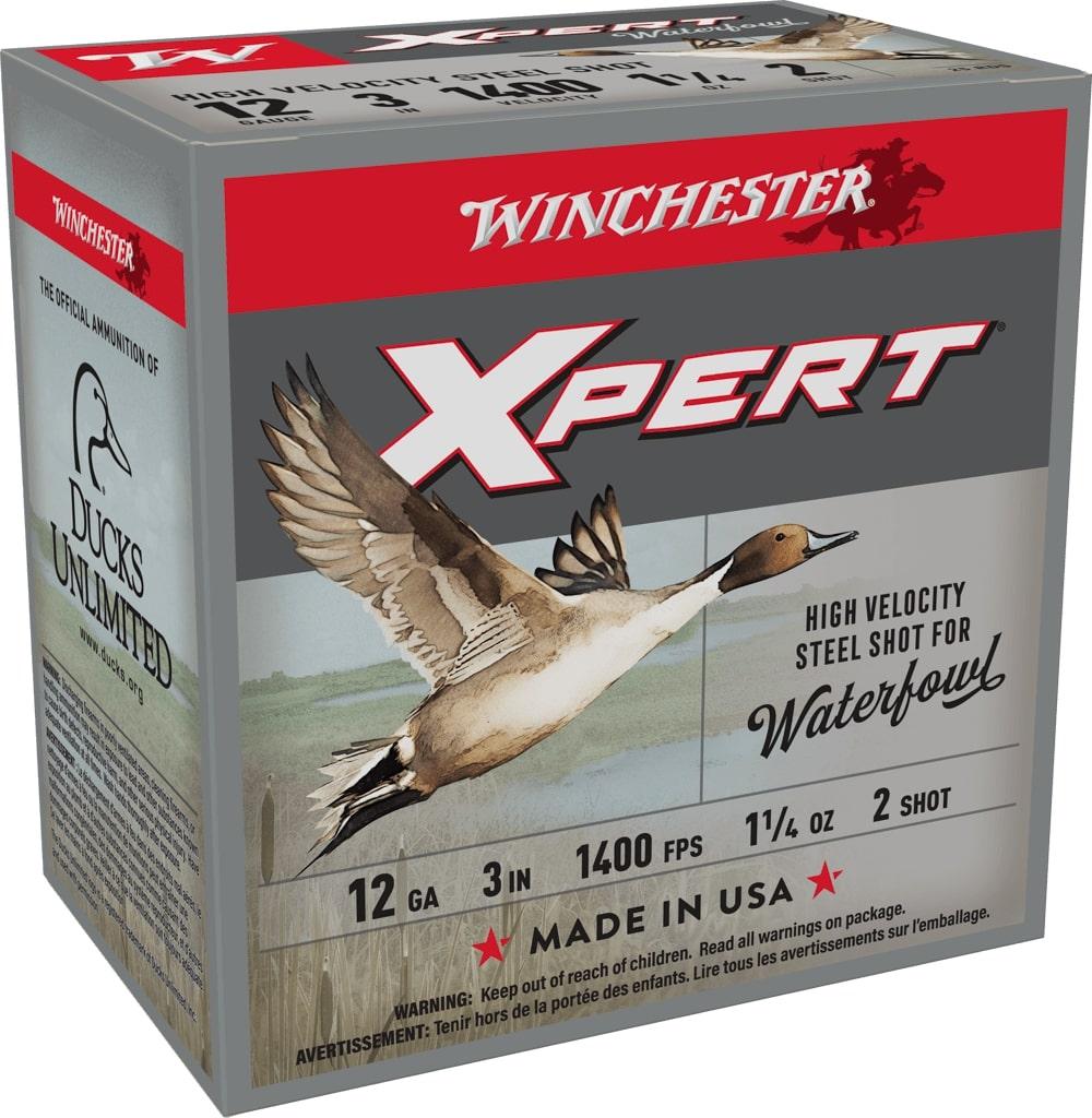 Winchester Ammo Super X Xpert High Velocity 12 Gauge 3" 1 1/4 oz 1400 fps 2 Shot 25 Bx/10 Cs - Winchester - 12 Gauge