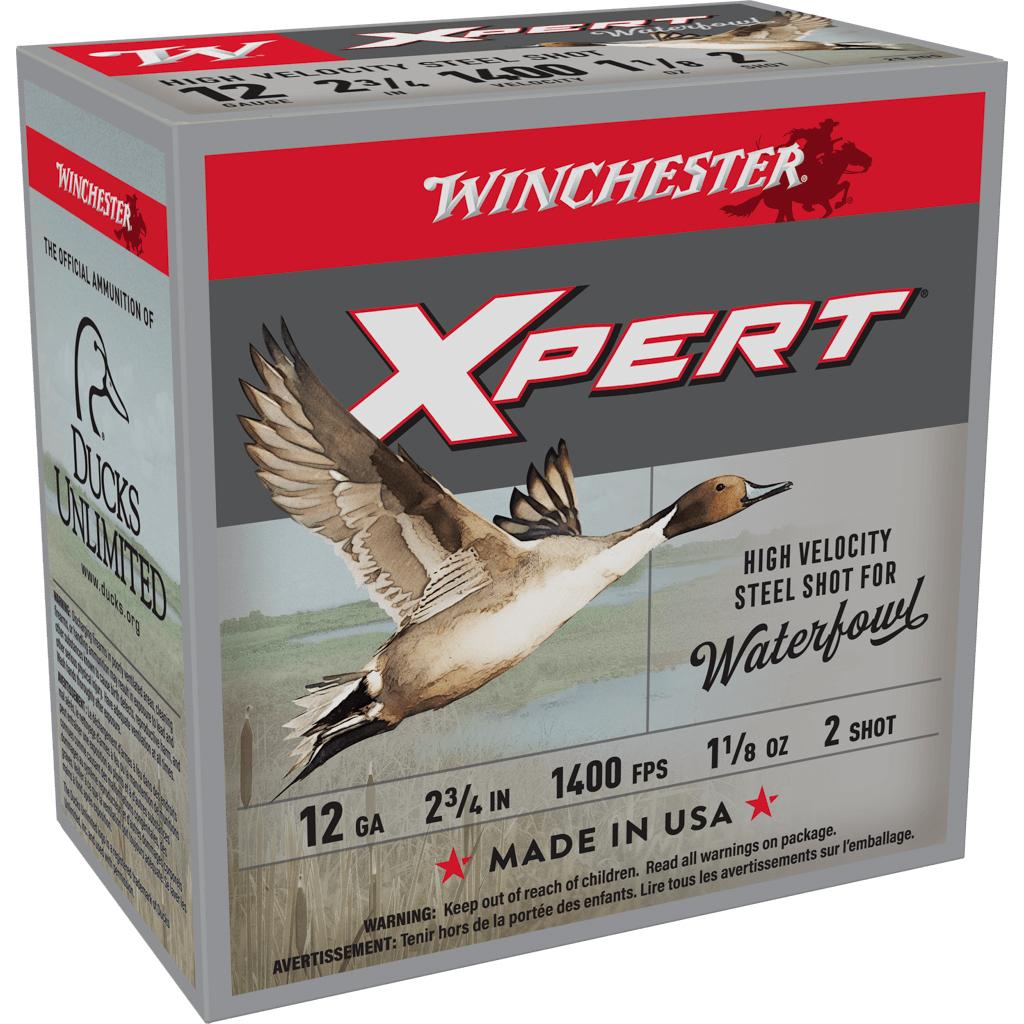 Winchester WEX12H2 12 Gauge 2.75 in 1.125 oz #2 Shot 1400 fps 25 Rounds - Winchester - 12 Gauge
