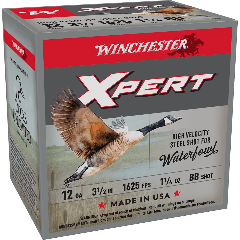Winchester Ammo WEX12LMBB Super X Xpert High Velocity 12 Gauge 3.50" 1 1/4 oz 1625 fps BB Shot 25 Bx/10 Cs - Winchester - 12 Gauge
