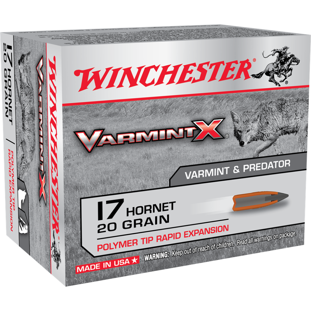Winchester .17 Hornet 20gr Brass – 20rd