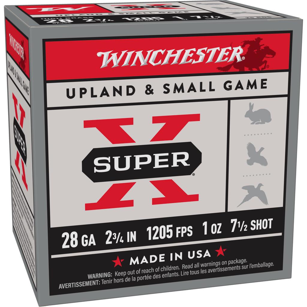 Winchester X28H7 Super X 28 Gauge 2.75 in 1 oz 7.5 Shot 25 Rounds - Winchester - 28 Gauge