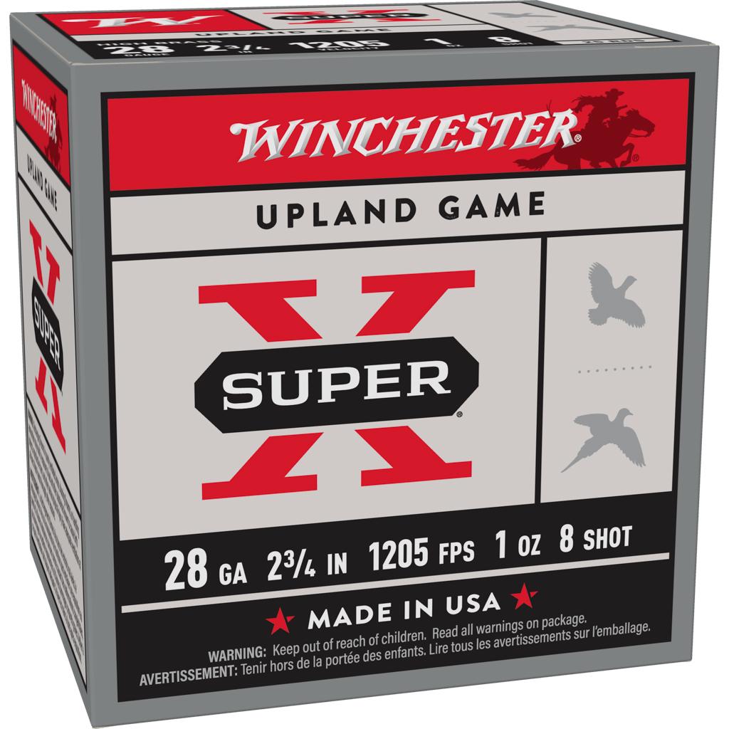 Winchester Super-X 28 ga 2-3/4" 1oz 8 Shot 25 Rnd Box