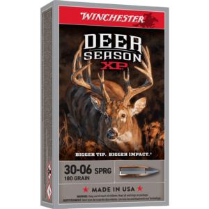 Winchester Deer Season XP Rifle Ammunition .30-06 Sprg 180gr PT 2750 fps 20/ct