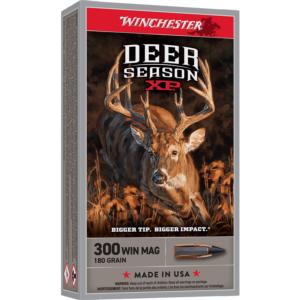 Winchester Deer Season XP Rifle Ammunition .300 Win Mag 180gr PT 2950 fps 20/ct