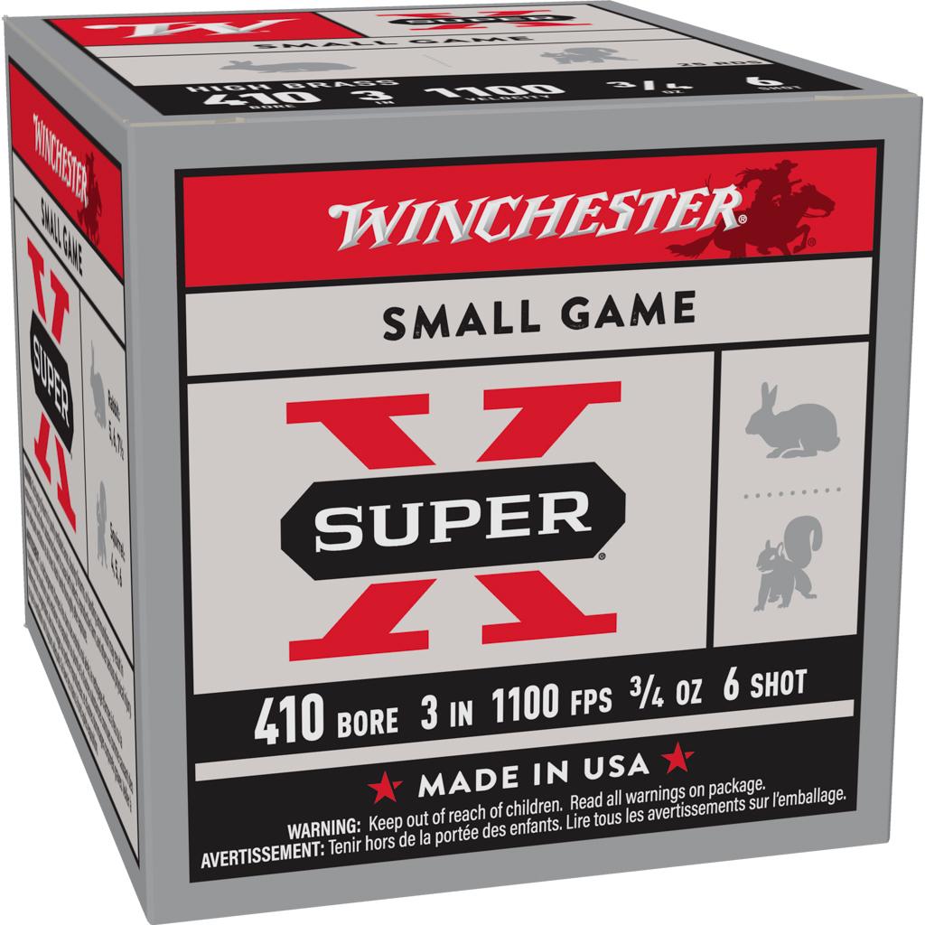 Winchester Ammo X413H6 Super X Heavy Game Load High Brass 410Gauge 3"... - Winchester - .410 Bore