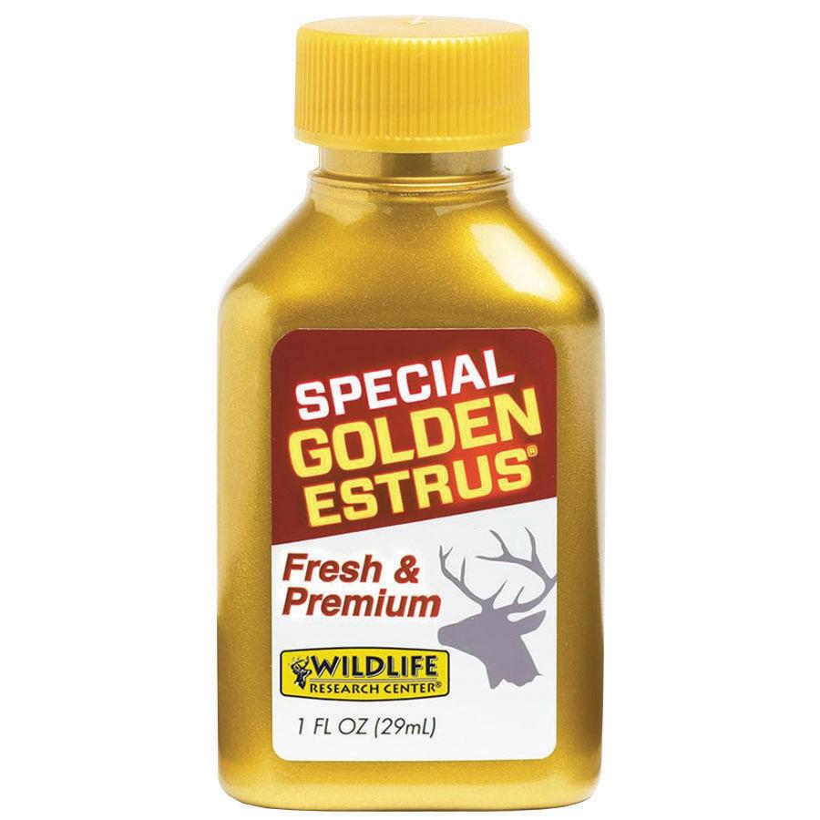 Wildlife Research Special Golden Estrus Fresh & Super Premium Whitetail Doe Urine with Estrus Secretions 1 FL OZ