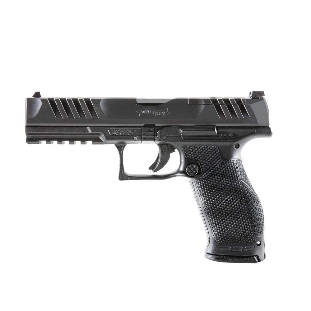 Walther PDP Full Size Handgun 9mm Luger 10rd Magazines (2) 5" Barrel Black Optic Ready