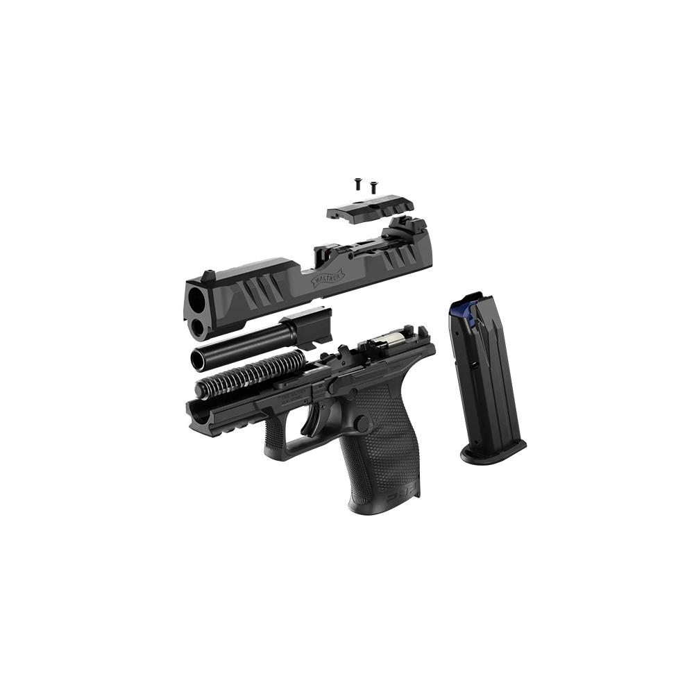 Walther PDP Compact Handgun 9mm Luger 10rd Magazines (2) 4" Barrel Black CA Compliant