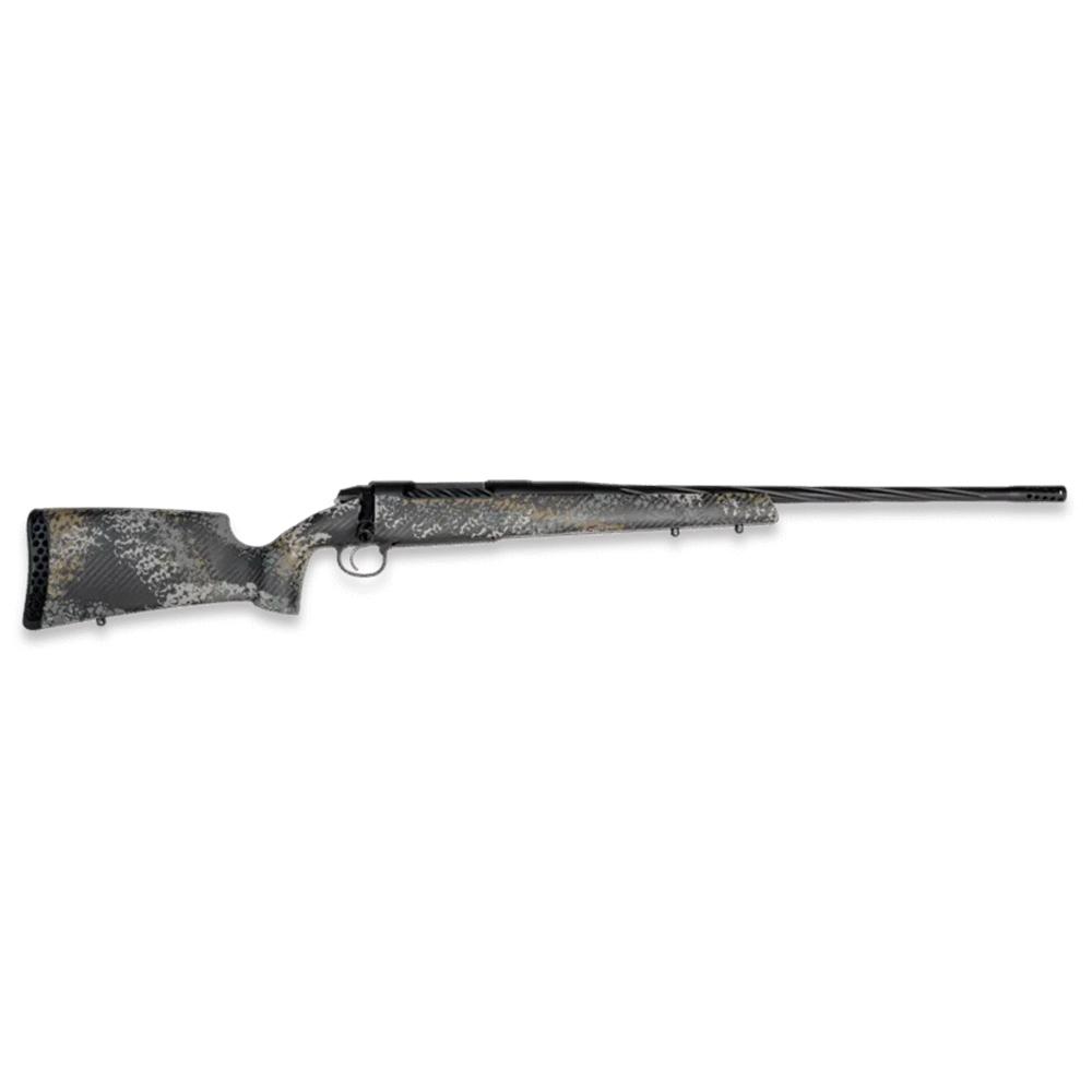 Weatherby 3WAST22CMR4B 307 Alpine ST Rifle 22 CM 22" Grey/Tan/White