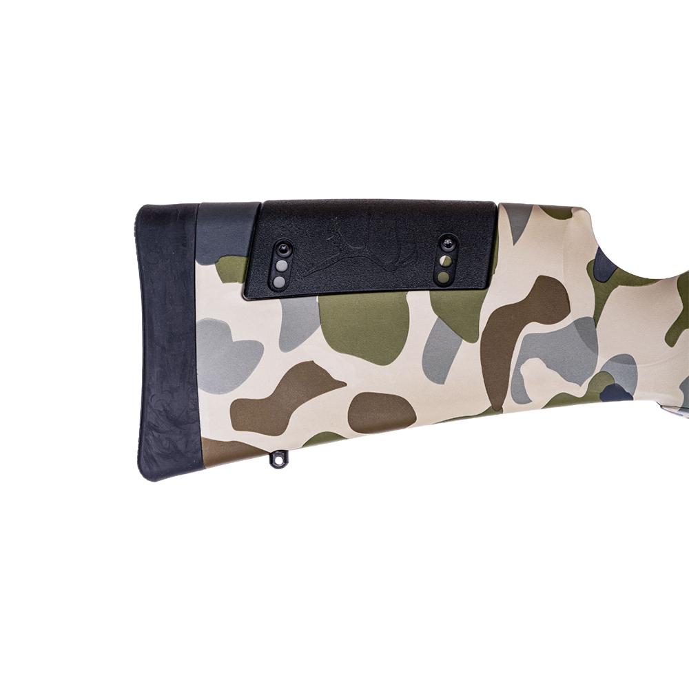 Weatherby 307 HUSH Rifle 7mm Backcountry 5rd Capacity 20" 1/2x28 Threaded Cerakoted Barrel Tundra Camo