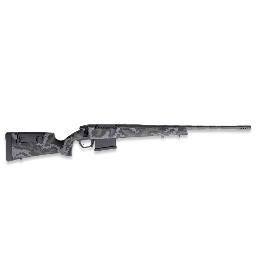 Weatherby Model 307 RANGE XP 2.0 Rifle .25 Creedmoor 5rd Capacity 22'' Barrel Green/Grey Sponge Pattern Stock