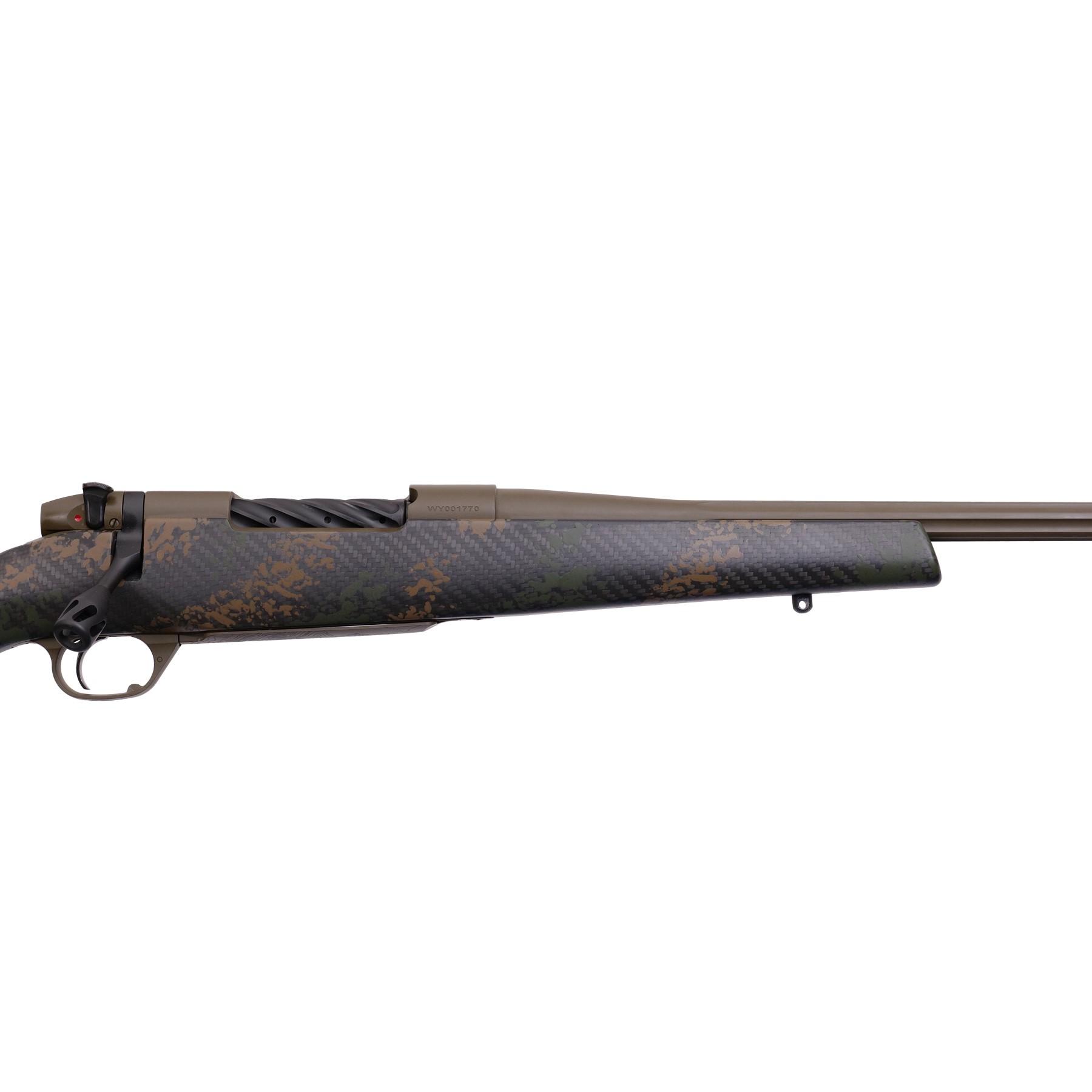 Weatherby Mark V Backcountry 2.0 257 Wby. Mag Rifle 3rd Magazine 26" Barrel Synthetic Stock Brown and Green