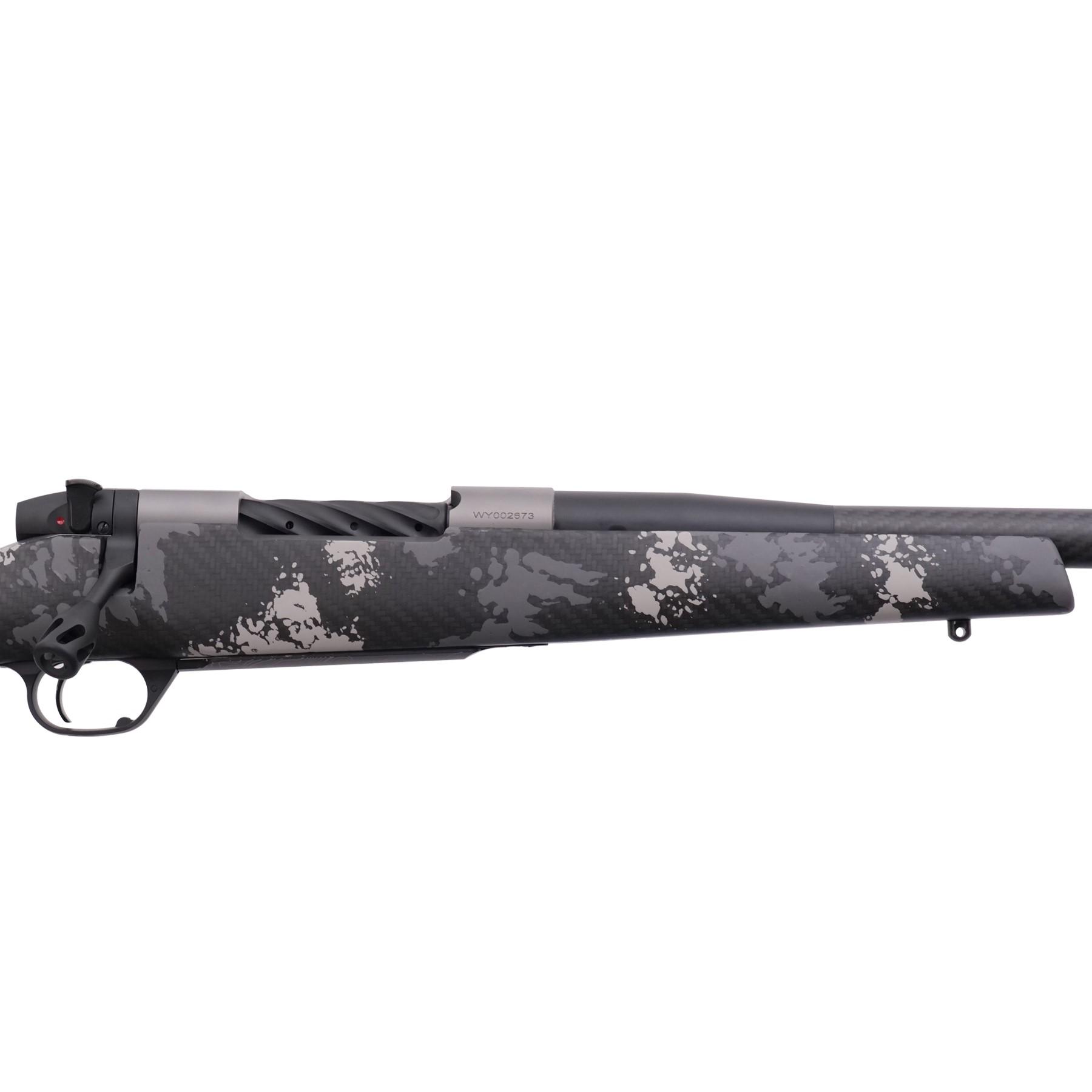 Weatherby Mark V Backcountry 2.0 Ti Carbon 300 Wby. Mag Rifle 3rd Magazine 26" Barrel Grey and White