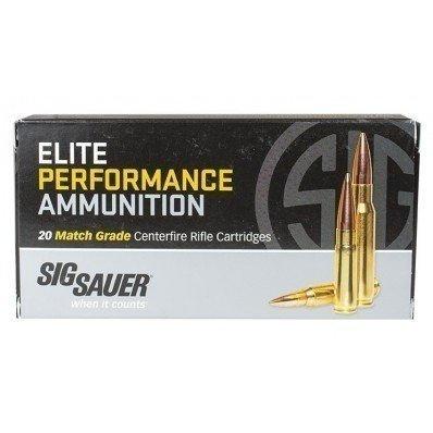 Sig Sauer Elite Match Rifle Ammunition 6.5mm Creedmoor 140 gr OTM 20/ct-img-1