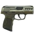 Sig Sauer P365 380 Distressed Gray Slide Brown Octagon Grip .380 Auto Micro-Compact Handgun (3.1" Barrel) 10rd Manual Safety