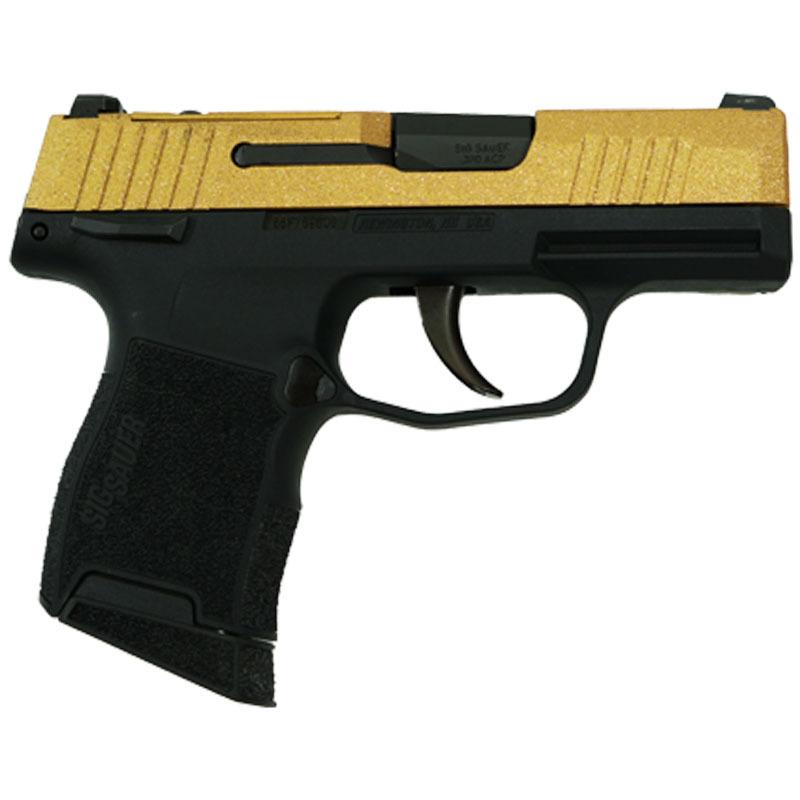 Sig Sauer P365-380-BSS-MS Exclusive Gold Glitter Handgun .380 10rd-img-0