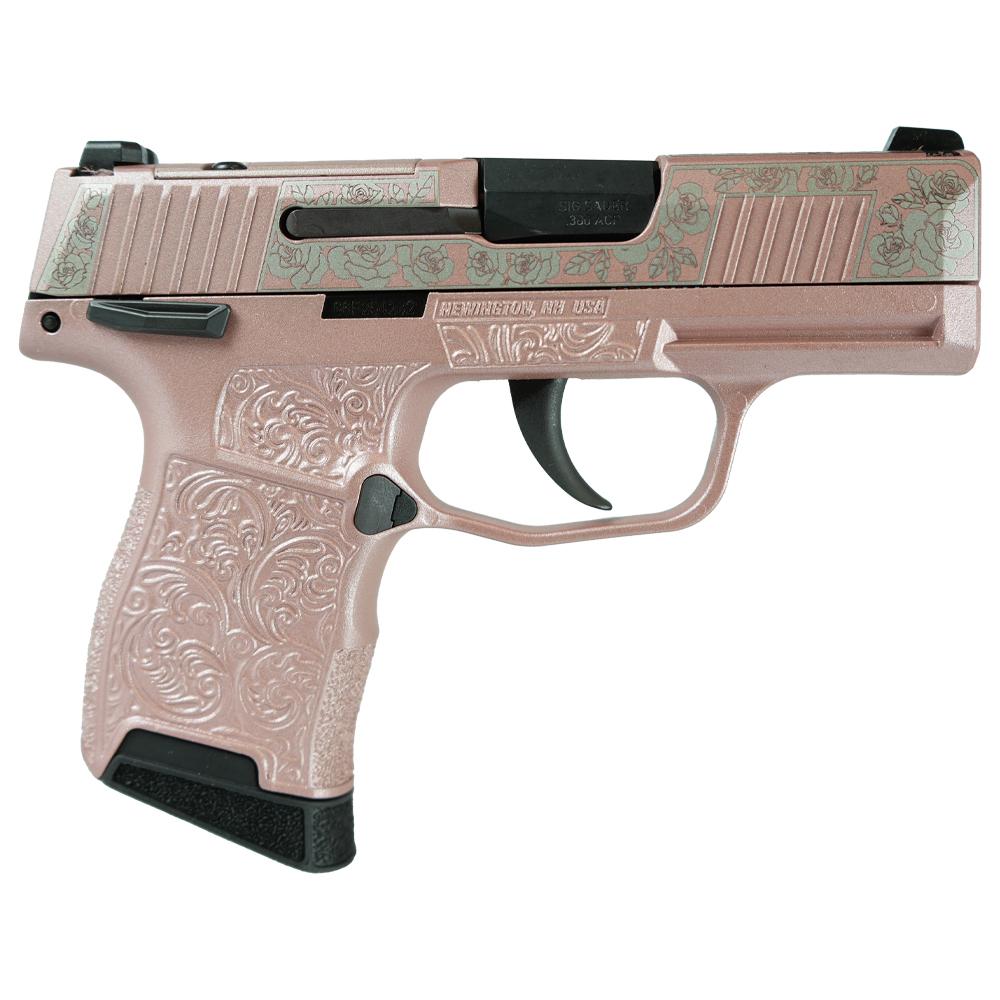 Sig Sauer Exclusive Rose Gold N Roses P365-380 Handgun 380 Auto 10rd ...