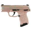 Sig P365-380-BSS-MS Nitron Pistol Full Rose Gold Roses