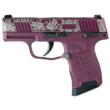 Sig P365-380-BSS-MS Nitron Pistol Full Black Cherry Roses