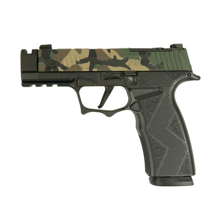 Sig Sauer P365X M81 Metal Comp Handgun 9mm Luger 17rd Magazine 3.5" Comp Barrel Metal Grip view 4