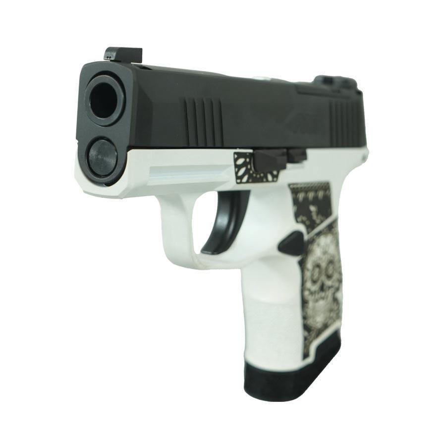 P365 9MM 3.1  BLK STRKR XRAY3 OPTIC READY 2MAG-SUGAR SKULL