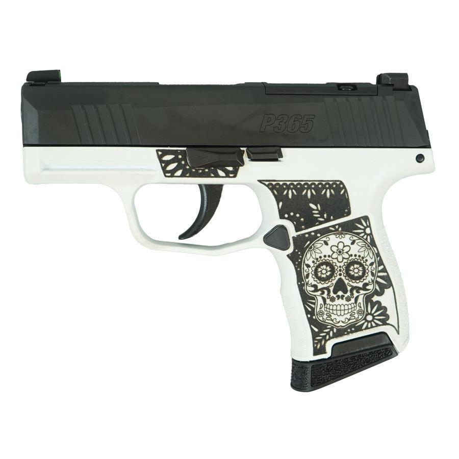 Sig Sauer "Sugar Skull" P365 Optic Ready Handgun 9mm Luger 10rd Magazines(2) 3.1" Barrel X-RAY 3 Sights