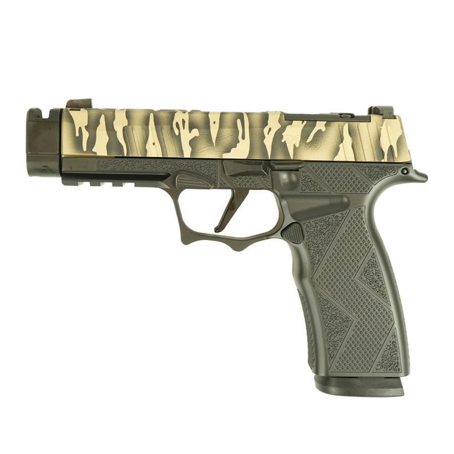 Sig Sauer P365 Tiger Stripe Black XMACRO TACOPS Handgun 9mm Luger 17rd Magazines(4) 3.7 Barrel
