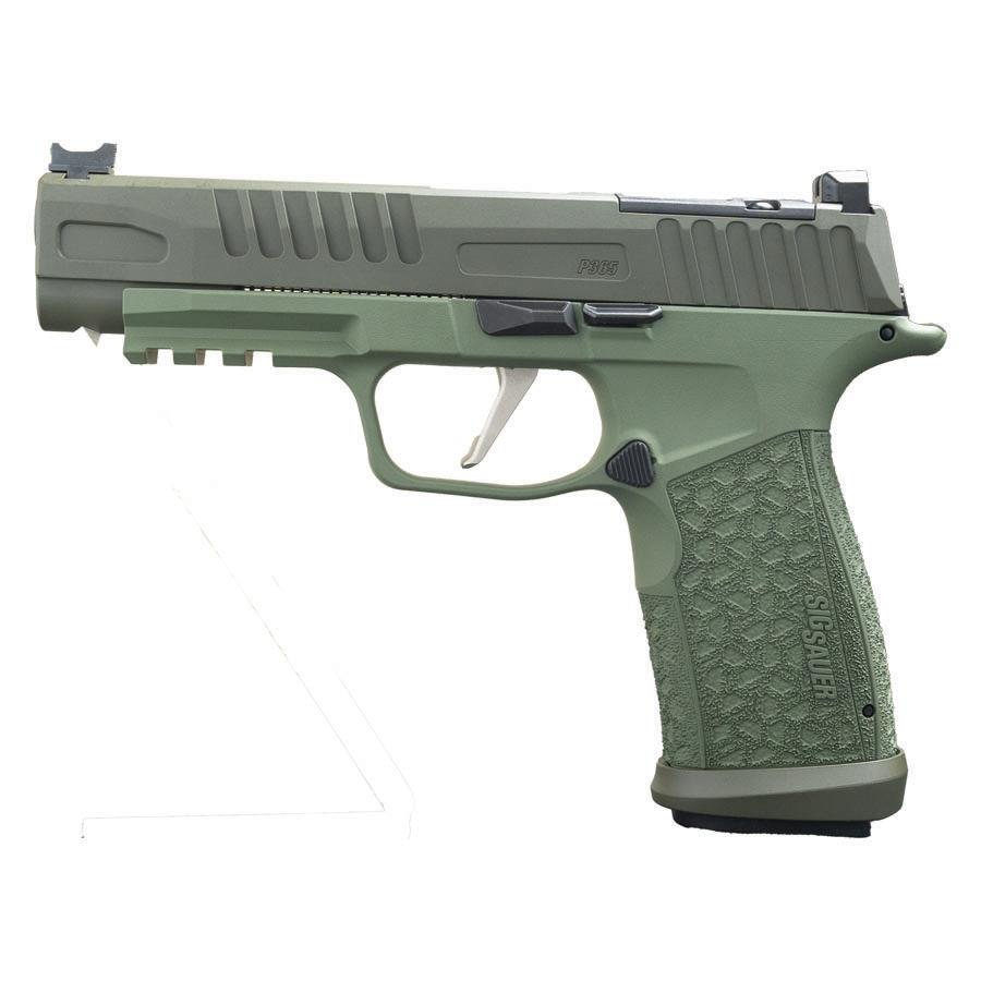 P365 FUSE 9MM 4.3IN BLK FO FRONT W/BLK REAR LXG (1)17 (2)21 2-Tone OD Green