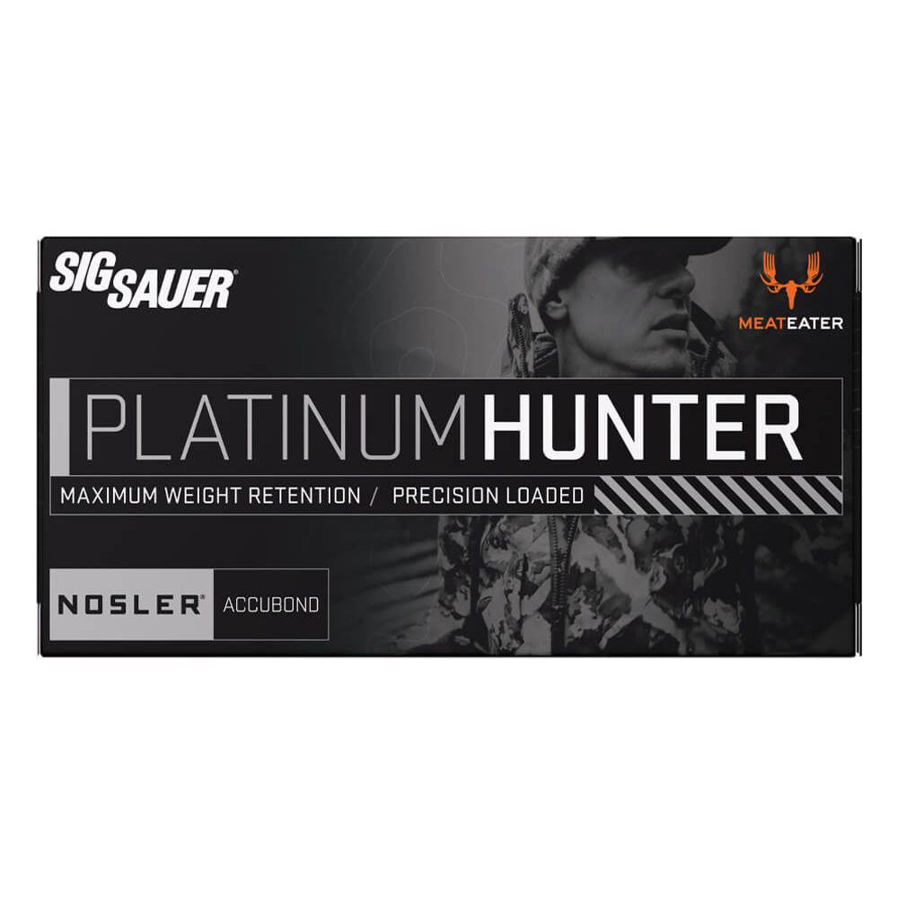 Sig Sauer Platinum Hunter Accubond Rifle Ammunition 6.5 Creedmoor 140gr PT 2266 fps 20/ct