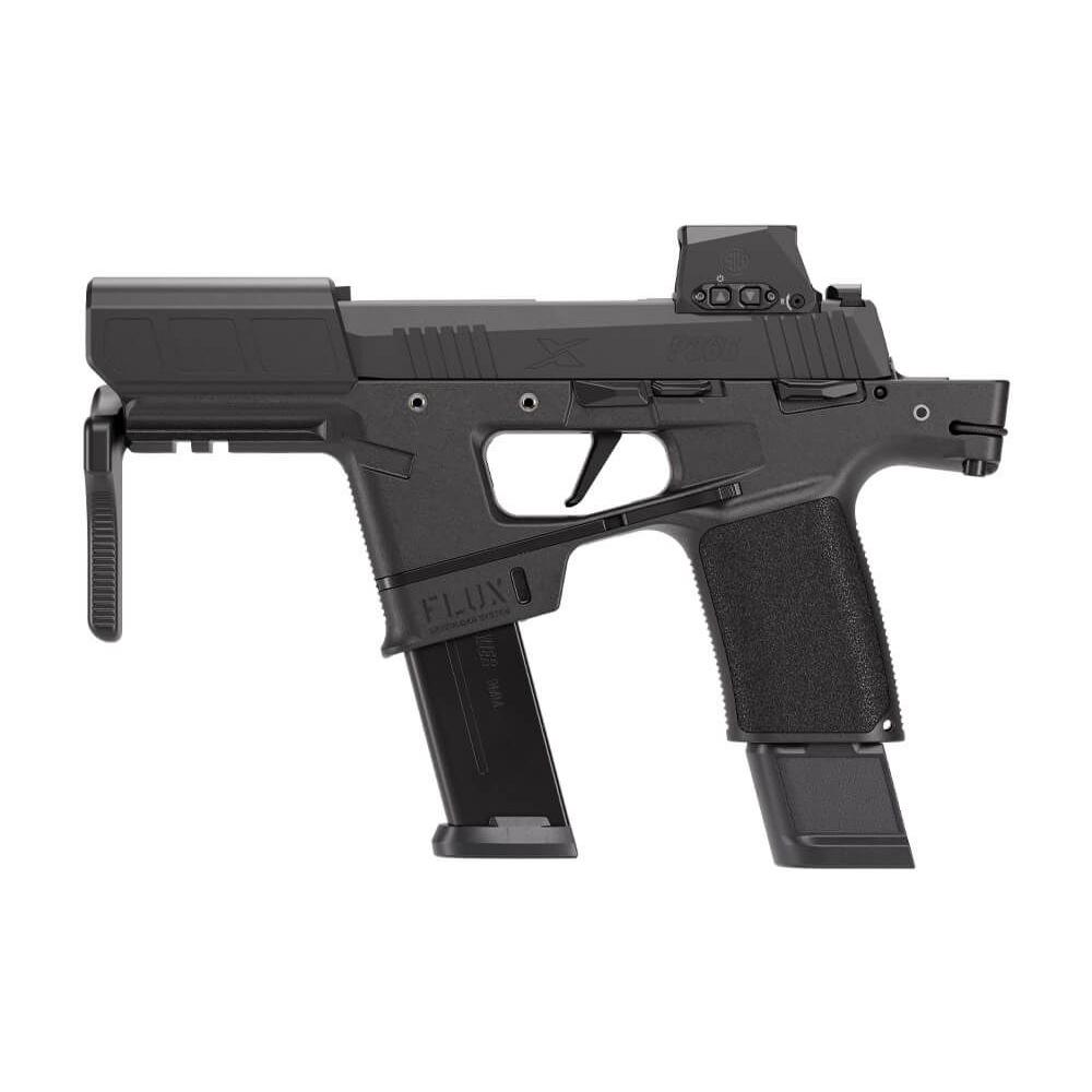 Sig Sauer P365-FLUX Handgun 9mm Luger 21(2)17(1)&25(1)rd Magazines 6" Barrel Brace w/TacKit
