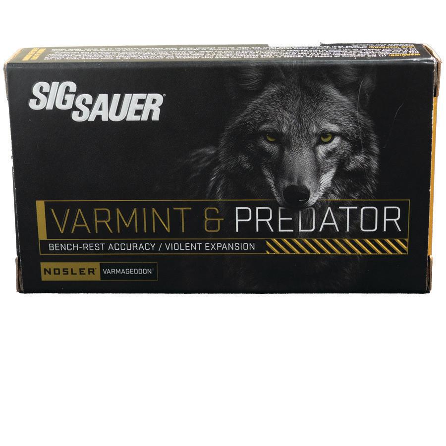 SIG AMMO 223 REM 40GR VARMINT & PREDATOR VARMAGEDDON BOX/20