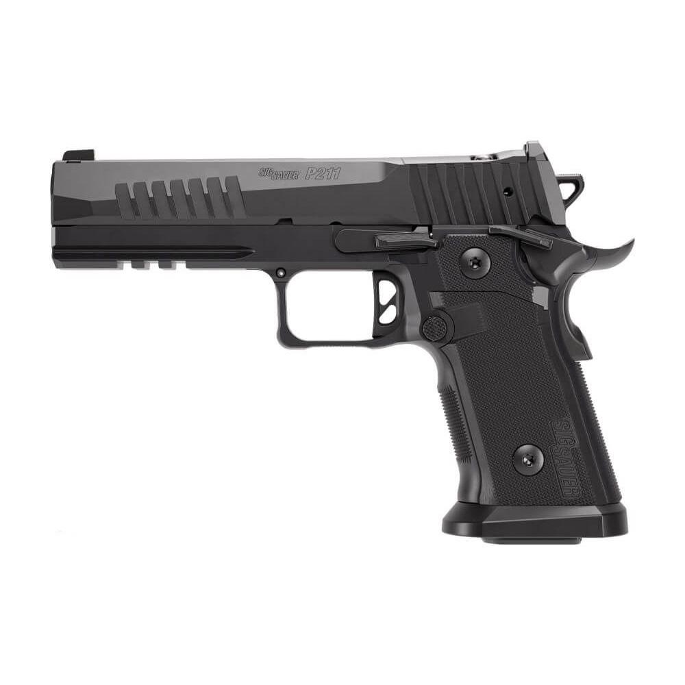 Sig Sauer P211-GT5 SAO Handgun 9mm Luger 21(2) &17(1)rd Magazines 5" Barrel Black Night Sights Romeo Sig Pro