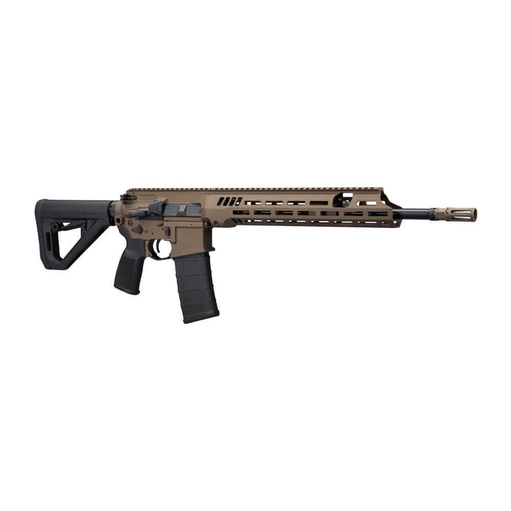 Sig Sauer 516 G3 Semi-Auto Rifle - 5.56 NATO, 16" Threaded Barrel, Bronze Cerakote