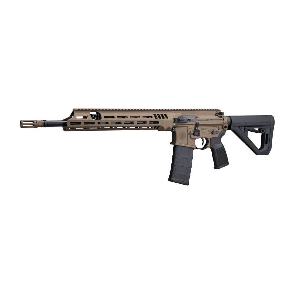 Sig Sauer 516 G3 Semi-Auto Rifle - 5.56 NATO, 16" Threaded Barrel, Bronze Cerakote
