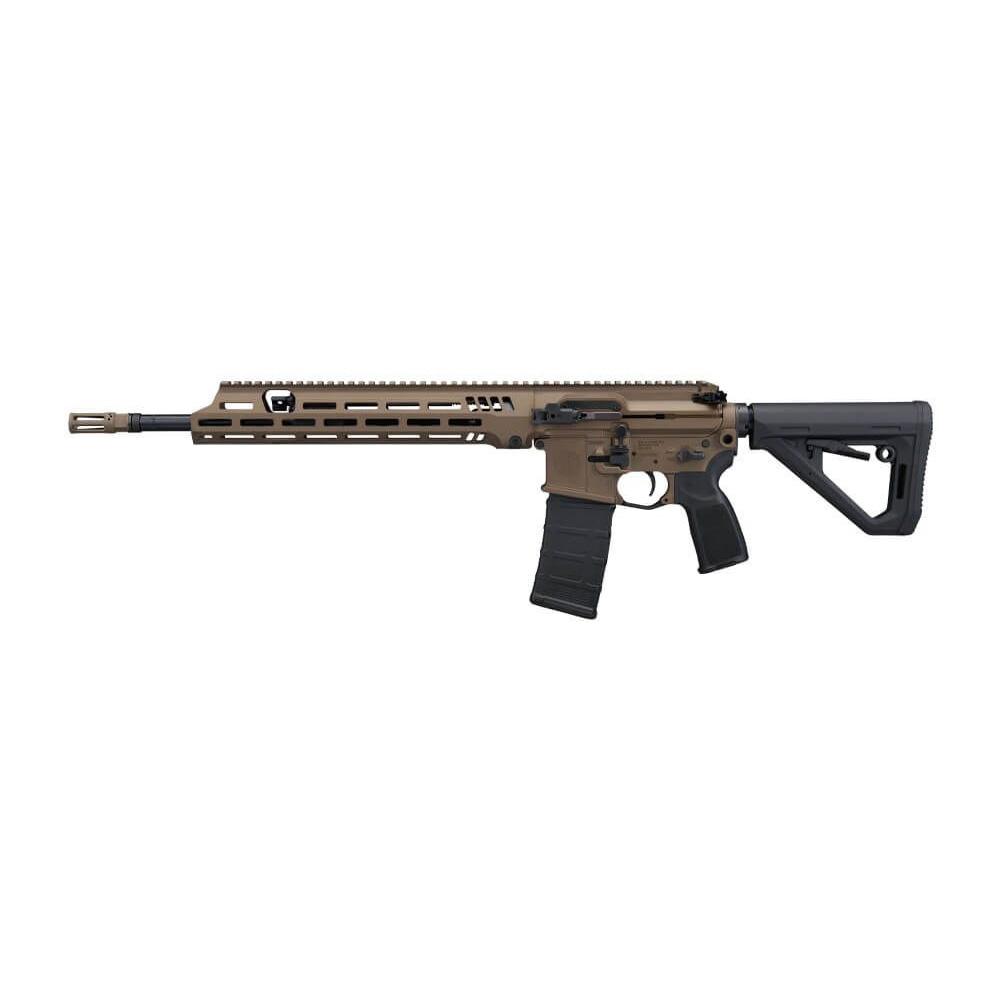 Sig Sauer 516 G3 Semi-Auto Rifle - 5.56 NATO, 16" Threaded Barrel, Bronze Cerakote