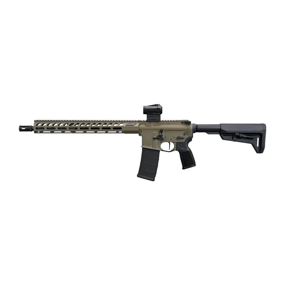 Sig Sauer M400 Forge Moss Green Rifle 5.56 NATO 30rd Magazine 16" Barrel ROMEO-MSR GEN II Adjustable Stock M-LOK…
