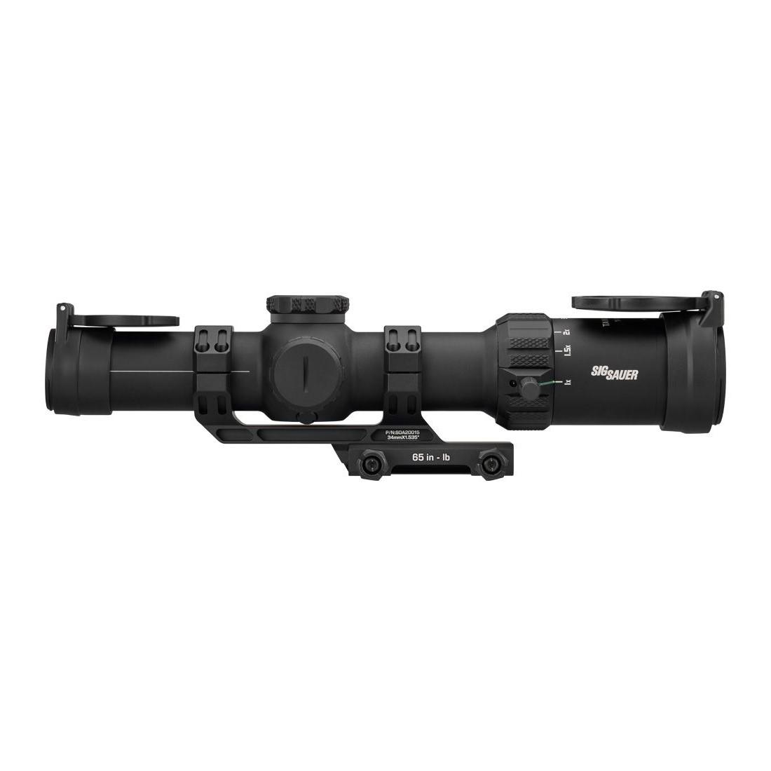 Sig Sauer TANGO-MSR LPVO Tactical Rifle Scope COMPACT 1-10X24 30mm SFP Illum BDC 10 W/ Mount