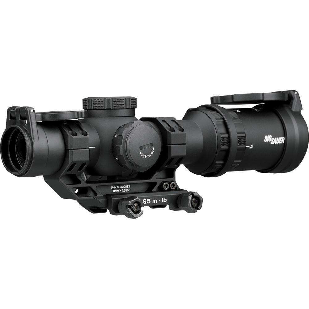 Sig Sauer Tango-MRS Compact Rifle Scope 1-6x24 30mm SFP BDC6 Illum. Black with Romeo 1 Red Dot